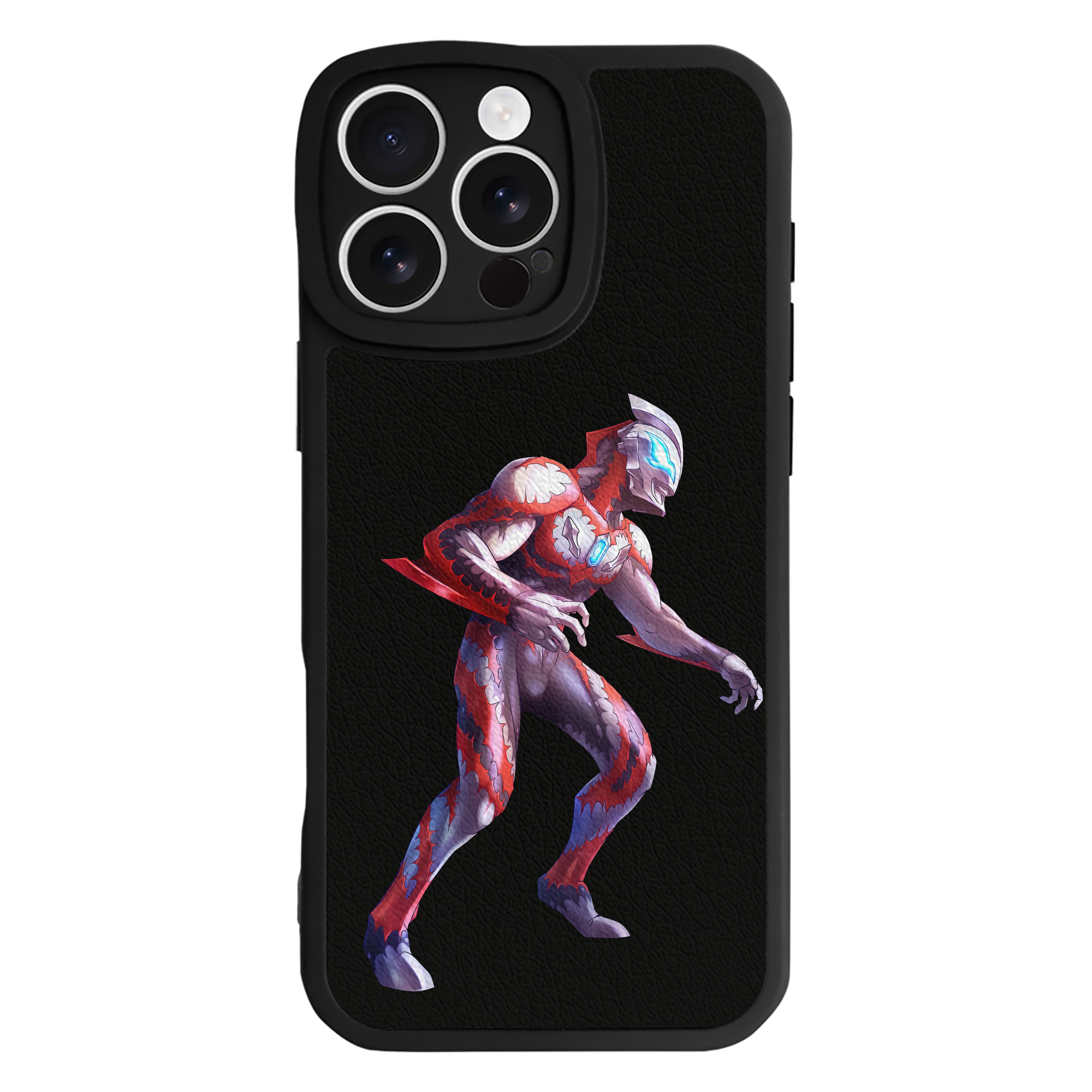（画像用） ウルトラマン Ultraman 【iPhone 16シリーズ対応】シリコンスマホケース（レザー調） 材質：シリコン